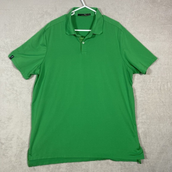 Ralph Lauren‎ RLX Polo Shirt Mens XL Green Performance Lightweight Golf - Picture 1 of 5